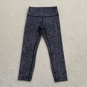 Lululemon Heathered Black Leggings